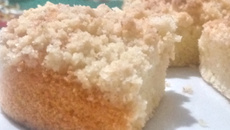 Cuca rápida de amido de milho