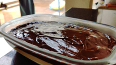 Mousse de limão com chocolate