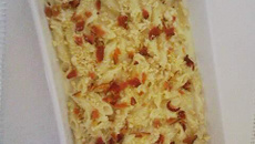 Penne ao molho siciliano com bacon