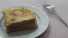 Rabanada para uma pessoa