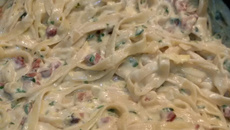 Talharim à carbonara para casal