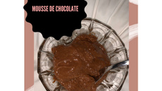 Mousse de chocolate superfácil