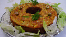 Bolo salgado de queijo