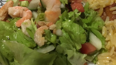 Salada de camarão
