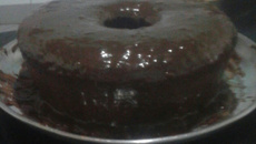 Bolo de chocolate fofinho
