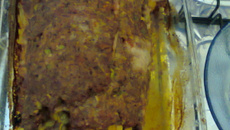 Rocambole de carne moída