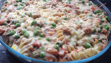 Macarrão com atum cremoso