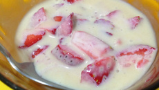 Mousse de leite condensado