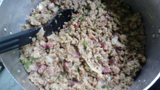 Feijão de corda farofado