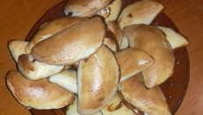 Meia lua de doce de Leite