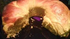 Rosca nutritiva de abóbora cabotiá