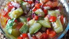 Vinagrete de abobrinha