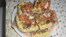 Torta salgada de liquidificador