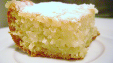 Bolo cremoso de batata doce