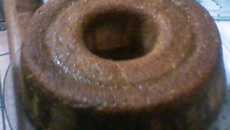 Bolo de laranja com casca