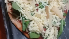 Massa de pizza vegana