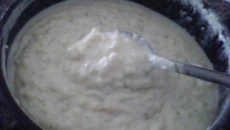 Canjica doce sem amendoim