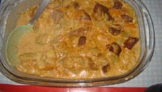 Misturadinho de legumes com carne