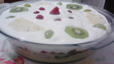 Pavê de frutas