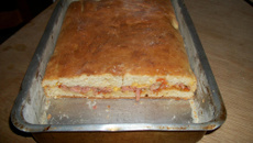 Bauru recheado de forno (receita para panificadora)