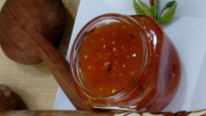 Geleia de abacaxi com pimenta
