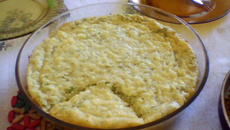 Souflé de queijo e legumes