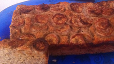 Bolo de aveia e banana (light)