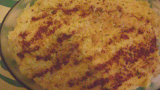 Aletria doce para o Natal