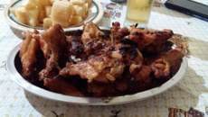 Frango frito de forno