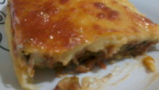 Torta de batata e carne moída
