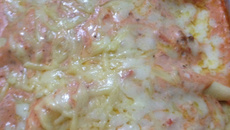 Panqueca mista gratinada