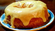 Bolo de mexerica fofinho