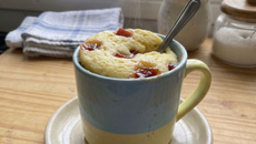 Bolo de caneca sabor goiabada zero gluten
