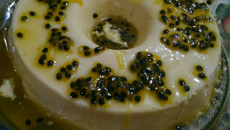 Pudim de maracujá