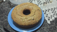 Bolo de frutas light