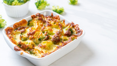 Brócolis ao creme de molho branco