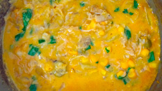 Peixe ao leite de coco