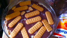 Pudim de sorvete gelado