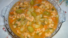 Ensopado de camarão