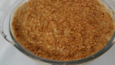 Torta de bolacha com amendoim