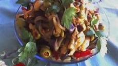 Petisco de berinjela (falso caviar de berinjela)