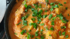 Moqueca de peixe com banana