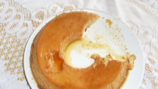 Pudim com leite em Pó