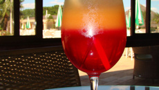 Drink pôr do sol Aguativa Golf Resort