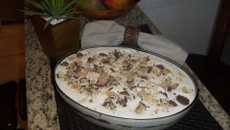 Pavê de sonho de valsa e outro branco