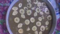 Bolo express de banana e granola (Vegan)