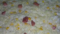 Arroz de forno com queijo