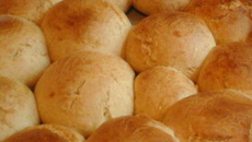 Pão de minuto com leite condensado