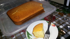 Bolo de pão amanhecido