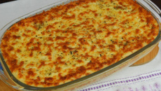 Gratinadfo de batata e frango